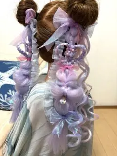 ヘアゴムエクステ しなこ ディズニー 原宿 ベビタピ ダンス クリスマス