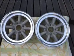 ワタナベ 14インチ 8本スポーク アルミホイール 2本セット AE86 - メルカリ