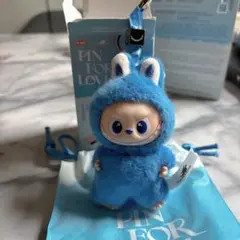 ぷ*様 POPMART LABUBU PIN FOR LOVE O　イニシャル