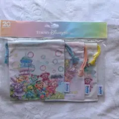 ぴぴ様リクエスト専用ページ ダッフィー　巾着　３枚セット　カラフルハピネス