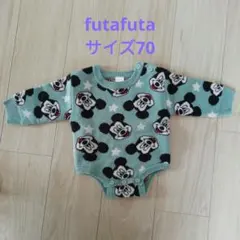 futafuta ミッキーマウスロンパース 70サイズ