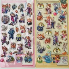 ズートピア ウォーターシールステッカー 2枚セット