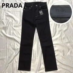 希少⭐️PRADA プラダ コーティングデニム ナイロン混 スキニー