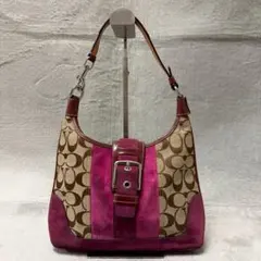 Coach Hampton Soho Shoulder Bag Suede