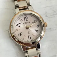 美品 稼働 CITIZEN xC クロスシー 電波ソーラー 腕時計 レディース