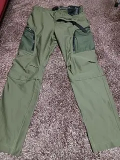 オリーブグリーン カーゴパンツ 作業ズボン