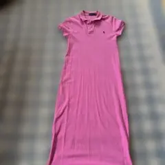 POLOロング半袖ワンピース