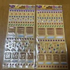 プーさんDisney スイーツ盛りシール 2セット 平成レトロ もりもり