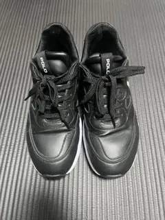 ポロラルフローレン　ブラック スニーカー