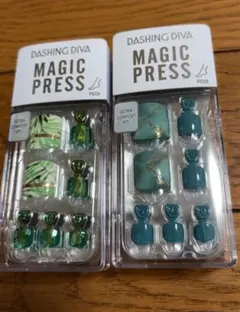 「新品」DASHING DIVA MAGIC PRESS ネイルチップ2個セット