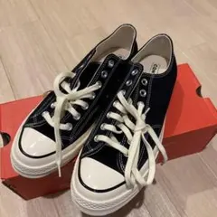 【未使用】 ローカット CT70 ブラック ox 27cm