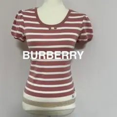 BURBERRY BLUE LABEL ストライプニット半袖