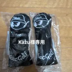 ☆新品Waac Golfワックゴルフ　ユーティリティ用ヘッドカバー　2点 黒