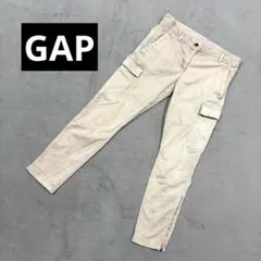 【GAP】ベージュ カーゴスキニーパンツ レディースM Used