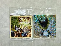 ドラゴンボール超戦士ウエハースシール12☆パーフェクトセル&セルと孫悟飯☆