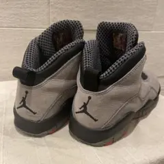 Air Jordan 10 グレー/ブラック/レッド/24cm/ RETRO