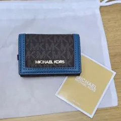 新品MICHAEL KORS 三つ折財布トライフォールド ジップウォレット