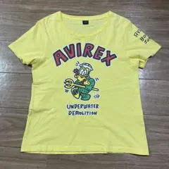 AVIREX×BOXER JUNTARO コラボ Tシャツ イエロー Fサイズのサムネイル