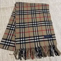バーバリー　マフラー　ブラウン　チェック
