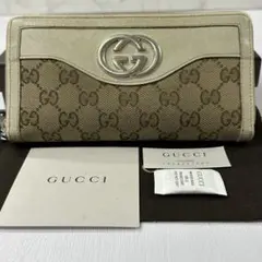新品同様‼️ グッチ　GUCCI 財布　長財布　コンチネンタル　ラウンドファスナー