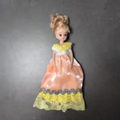 F396リカちゃんのワンピース　ハンドメイド　22㌢、27㌢ドール服