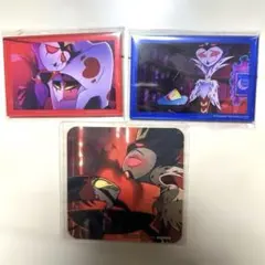 ヘルヴァボス ストラス ブリッツ ビー アクスタ 缶バッジ 特典 カード