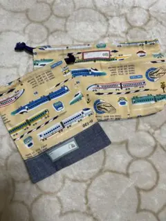 ハンドメイド　お弁当袋　コップ袋　巾着