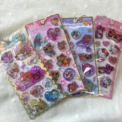 正規品　日焼けキティポムポムプリンウォーターシールスパンコールパーティ