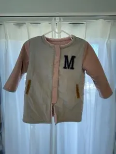 ラグマートリバーシブルコート　中綿コート ピンクベージュ