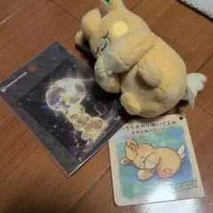 ポケモン パモット　ぬいぐるみ　ステッカー