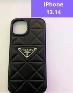 PRADA　プラダ　 iPhoneケース ブラックiPhone13.14