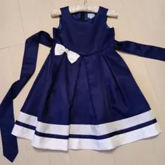フォーマルドレス ネイビー 140