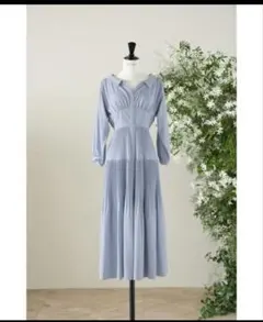 Her lip to Pleated Open Shirt Dress M