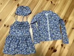 【水着3点セット】女の子100cm