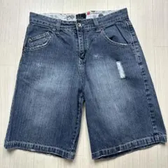 クイックシルバーデニムハーフパンツ30ダメージ加工のサムネイル