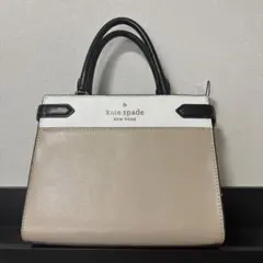 kate spade ハンドバッグ ベージュ/ブラック