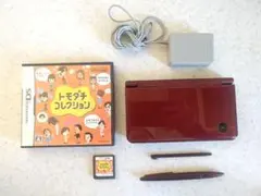 ニンテンドーDSi LLワインレッド 本体 ゲームソフト　トモダチコレクション
