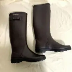 AIGLE ブラウン ロングブーツ
