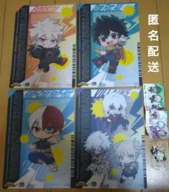 僕のヒーローアカデミア くら寿司　マルチシート　ラバーマスコット　出久　爆豪　轟