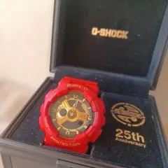 レアカラーG-SHOCK BA-110VLA 紅レッド×ゴールドカラー人気爆発中