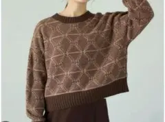 earth music&ecology 2wayニットカーディガン F