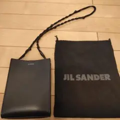 JIL SANDER 　ジルサンダー　タングル　SM ブラック　ショルダーバッグ