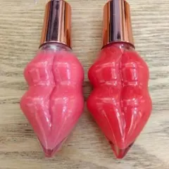 リップグロス ピンク レッド 2本セット
