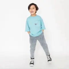 branshes ガーデナーテーパードデニムパンツ 130