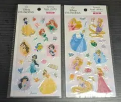 ディズニープリンセスエポキシラメシール　セリアシール
