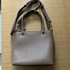 tal.by.yumi しまむらブラウン レザー風 ショルダーバッグ