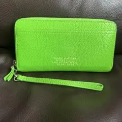 MARC JACOBS マークジェイコブス 長財布 ラウンドファスナー グリーン