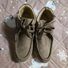 haneKaru ブラウン スエードショートブーツ24㎝　Lサイズ