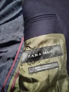 上質★ZARA★美品コート★気品溢れるスタンドカラー★M～L★襟立