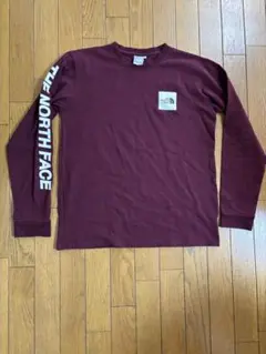 THE NORTH FACE バーガンディ 長袖厚手Tシャツ　レディース